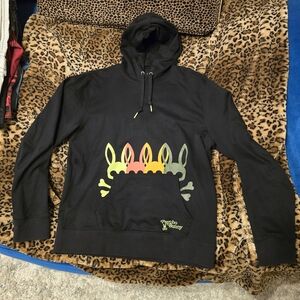 Psycho Bunny Black Hoodie! XL